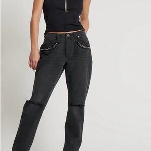 1982S High Waist Balloon Denim Jeans - Storm Grey